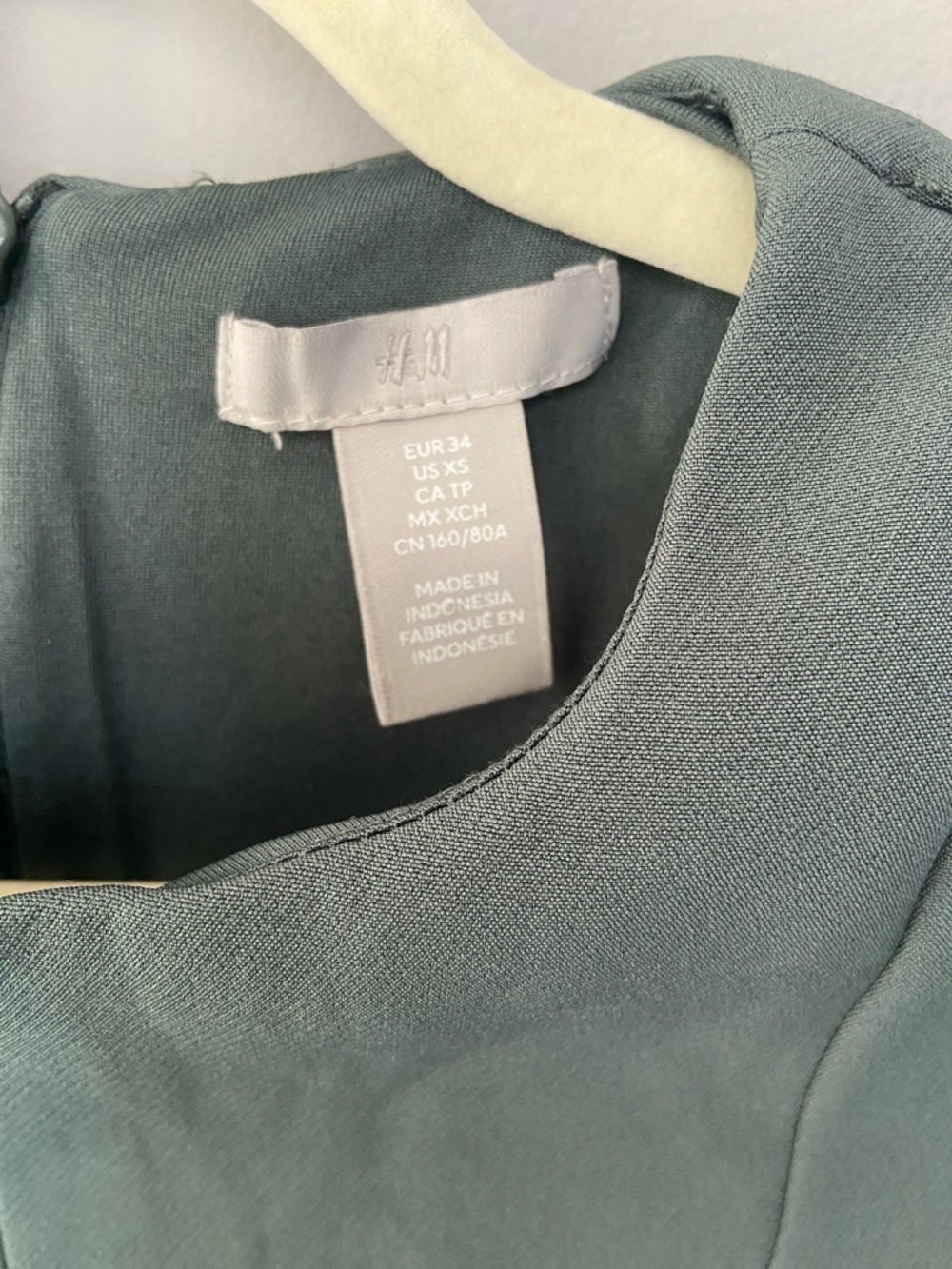 H&M Slate Teal Sleeveless Top